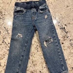 *GENTLY WORN* baby Gap Boys' 4 Year Distressed Denim '90s Original Straight Jean